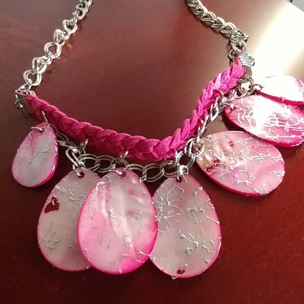 Pink necklace